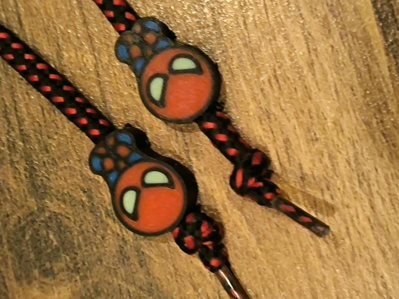 Spiderman blouse or hoodie Drawstring Beads