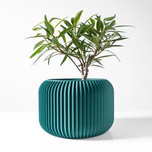 The Unis Planter Pot with Drainage Tray & Stand: Modern and Unique Home Decor for Plants