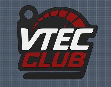 VTEC Club Keychain – 90s Honda Racing Style   