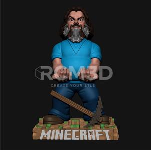 Steve Minecraft joystick holder