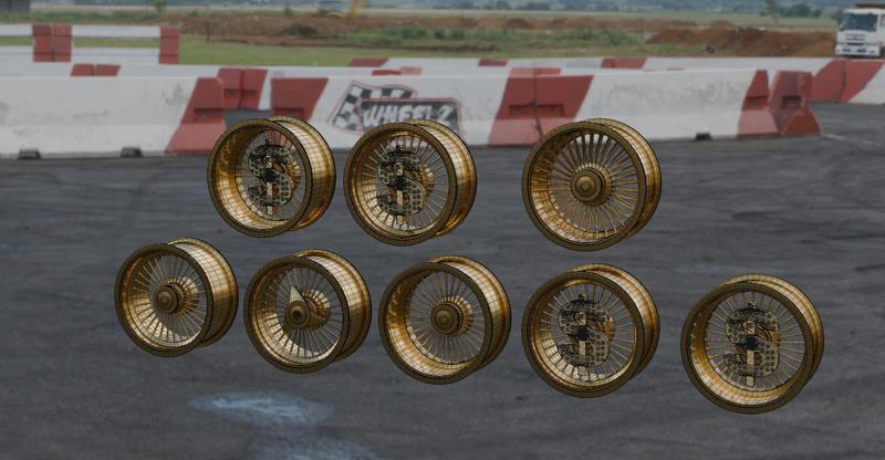 Custom Lowrider Wheel Design for 3D Printing  STL File