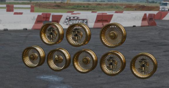 Custom Lowrider Wheel Design for 3D Printing  STL File