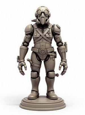 steampunk character 2