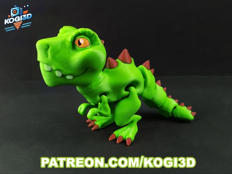 Articulated Flexi T-Rex Model