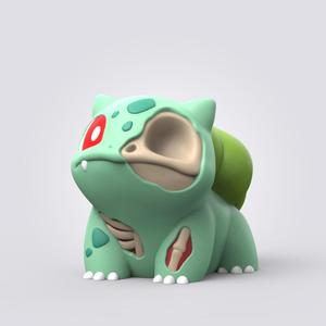 Halloween Bulbasaur (Easy Print No Supports)