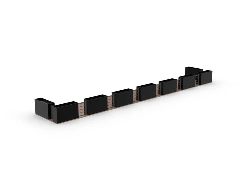 Scale Metal Parklet   