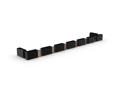 Scale Metal Parklet   