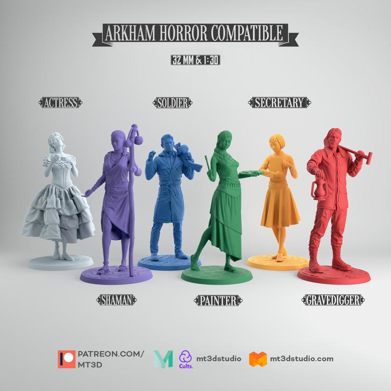 Investigator Pack 03 - Arkham Horror compatible