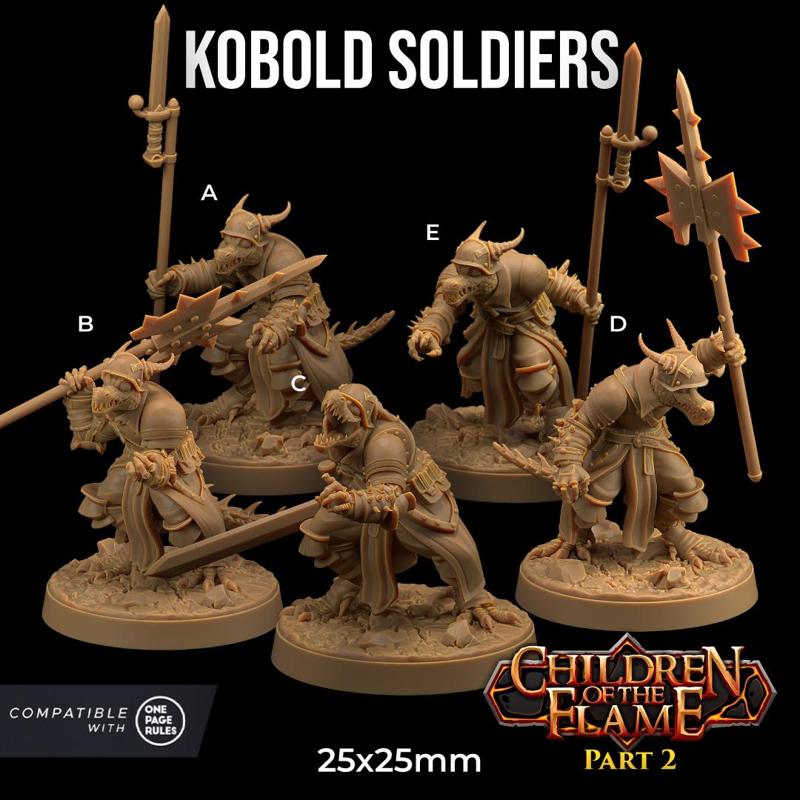 Kobold Soldiers | PRESUPPORTED  | Children of the Flame Part 2