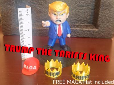 Trump the Tariffs King Figurines