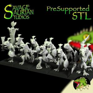 Pygmy Lizardmen Warrior – Sword