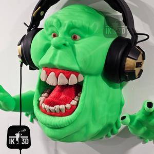 Slimer from Ghostbusters Wall Sculpture – Holder / 3MF Included / No Supports