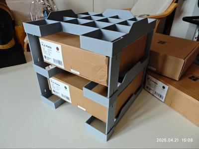 Fast spool rack