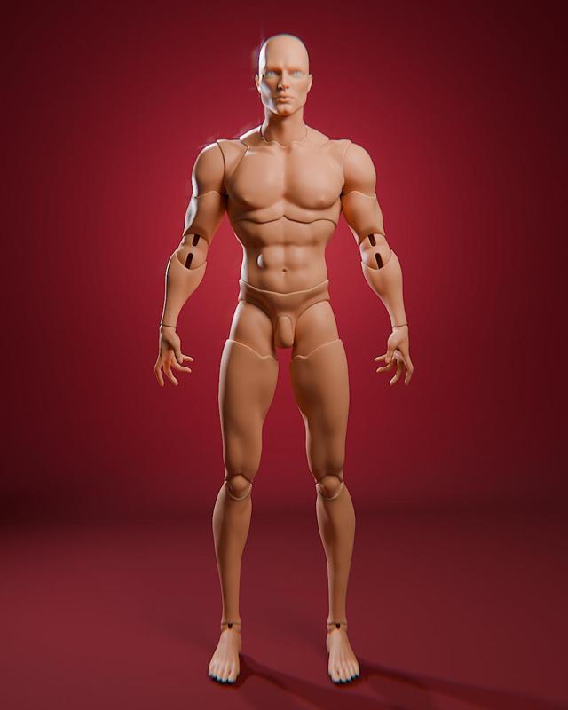 Atlas BJD doll body