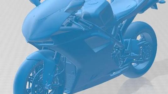 Ducati 1198 Printable Motorbike