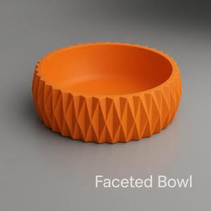 Faceted Bowl