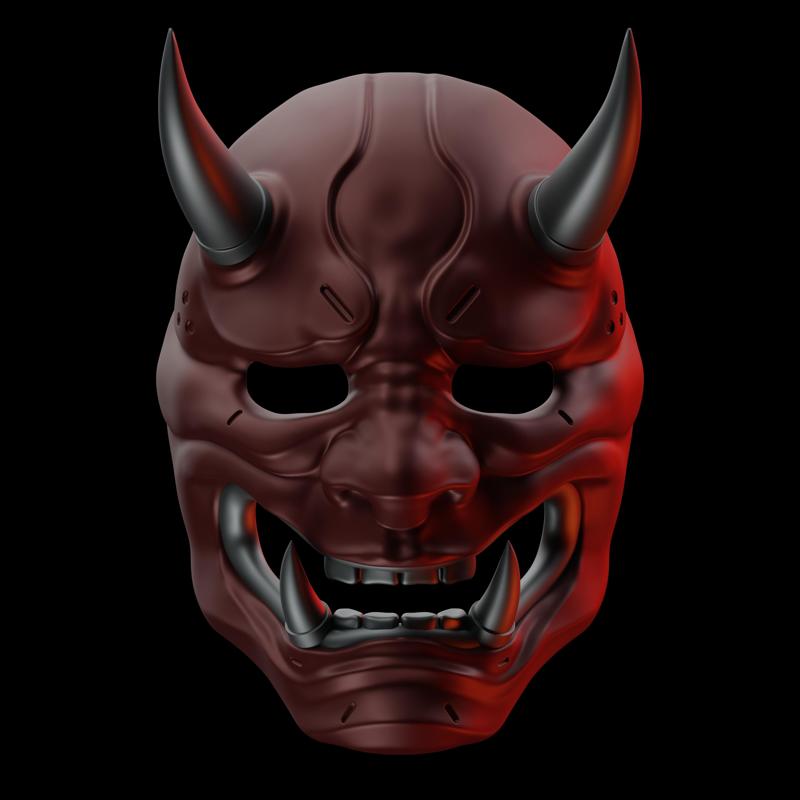 Oni mask #2 3d files
