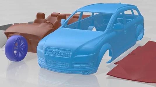 Audi Q7 2006 Printable Car