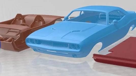 Dodge Challenger 1970 ProTouring Printable Car