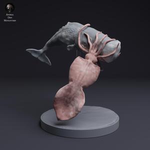 Colossal Squid vs Sperm Whale