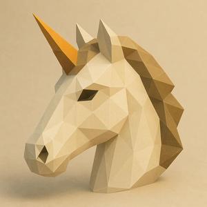 Unicornio LOW POLY   
