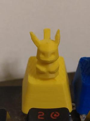 Low Poly Pikachu Key Cap