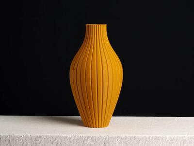 Striped Bulb Vase, (Vase Mode)