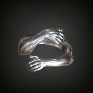 Ring hands hugging  finger