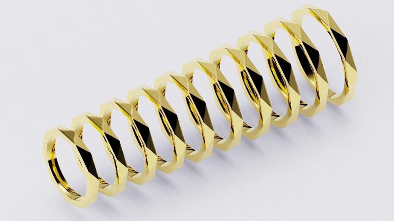 Wedding rings Laurence Signature collection All Sizes version1