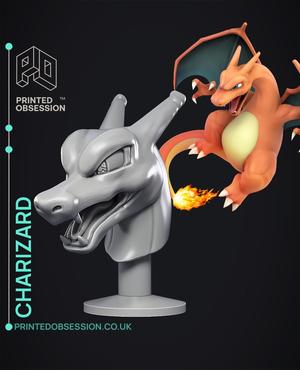 Charizard Bust – Pokémon – Fan Art
