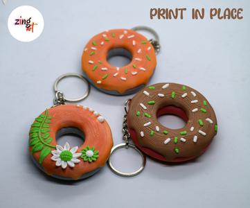 4 Donuts Keychains_PRINT IN PLACE