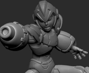 Megaman X Posed Figurine