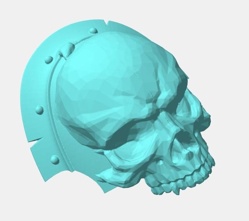 Skull Shoulder Pads
