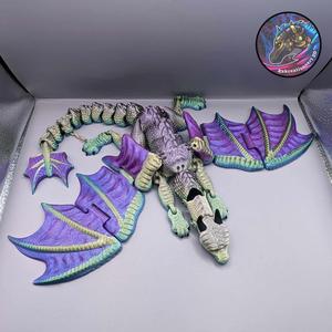 Flexi Dragon Finger Arm Puppet