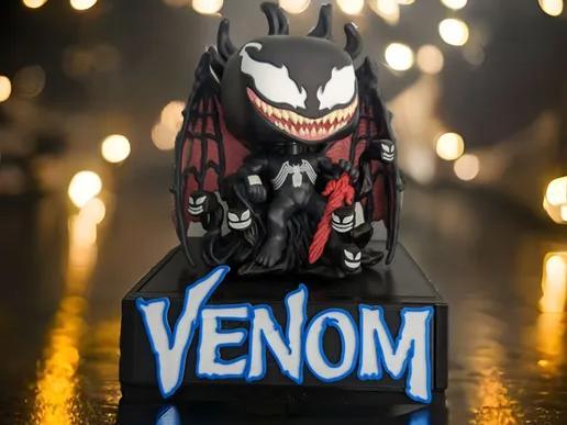 VENOM Open and Closed Box display