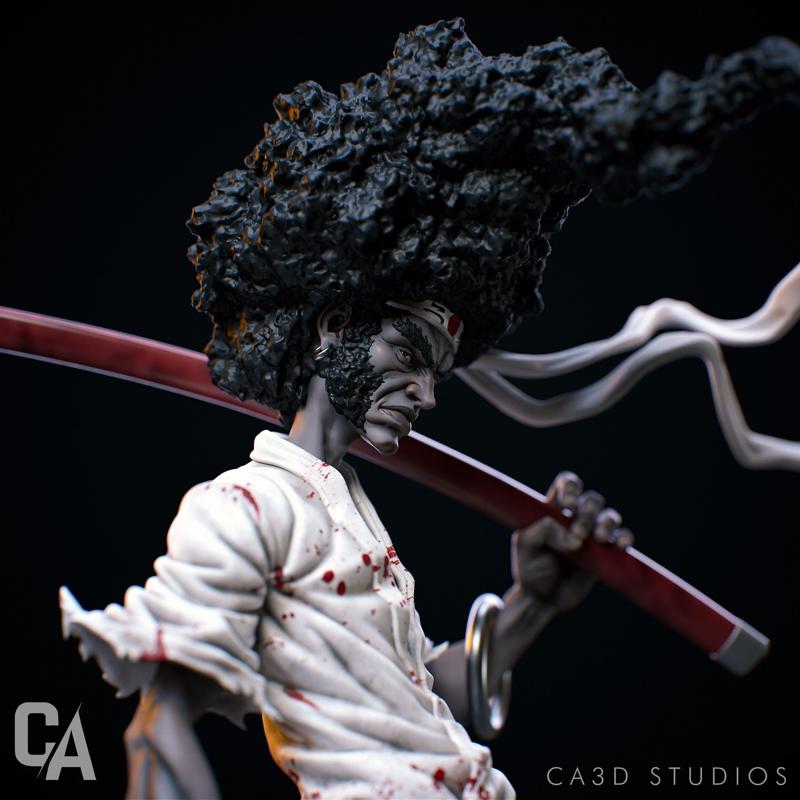 Afro Samurai 3D Print