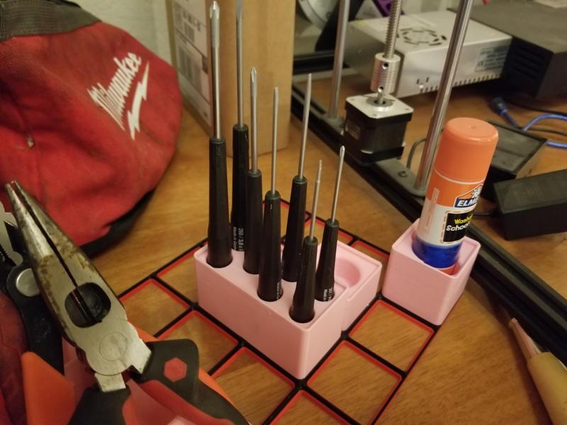 Gridfinity fits Wiha 7pc Micro Screwdriver Set