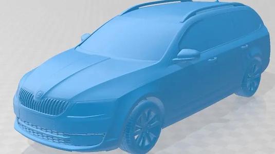 Skoda Octavia 2013 Combi Printable Car