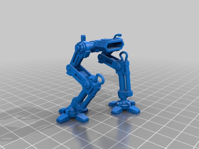 Mech Walker legs onepiece version, 28mm scale