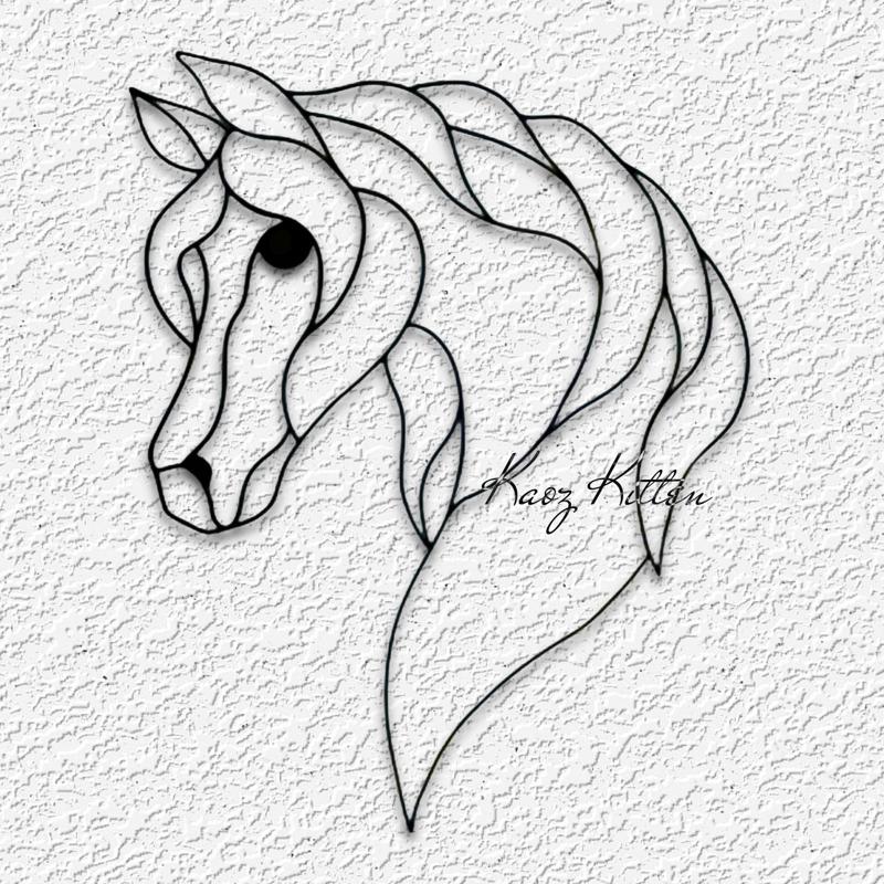 HORSE HEAD wall art country home decor