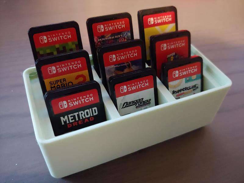 Gridfinity Handheld Game Cartridge Holders