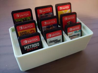 Gridfinity Handheld Game Cartridge Holders