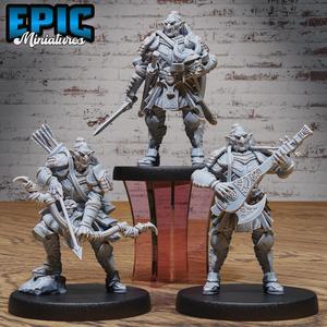 Hobgoblin Adventurer Set / Giant Goblinoid Creature / Evil Goblin Tribe / Ogre Warrior / Orc Army Soldier / Siege Servan / Forest Fighter / Woodland Encounter