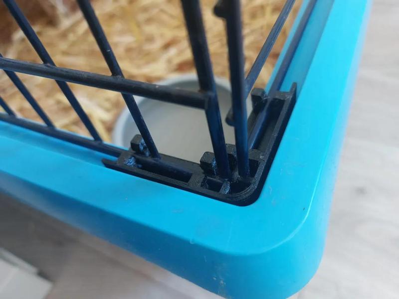 rodent cage corner connectors   
