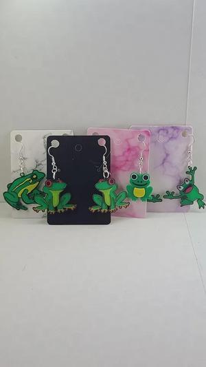 4 Frog Earrings   