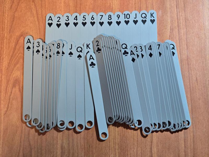 Playing Cards Popsicle Stick