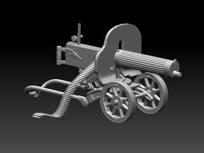 Maxim machine gun