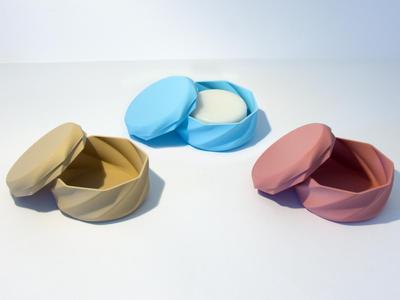 Octagonal Soap Dish Tray Coaster Box Holder Simple