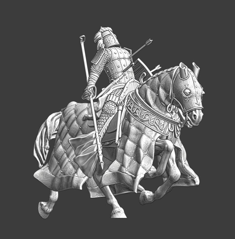 Killed knight – still mounted