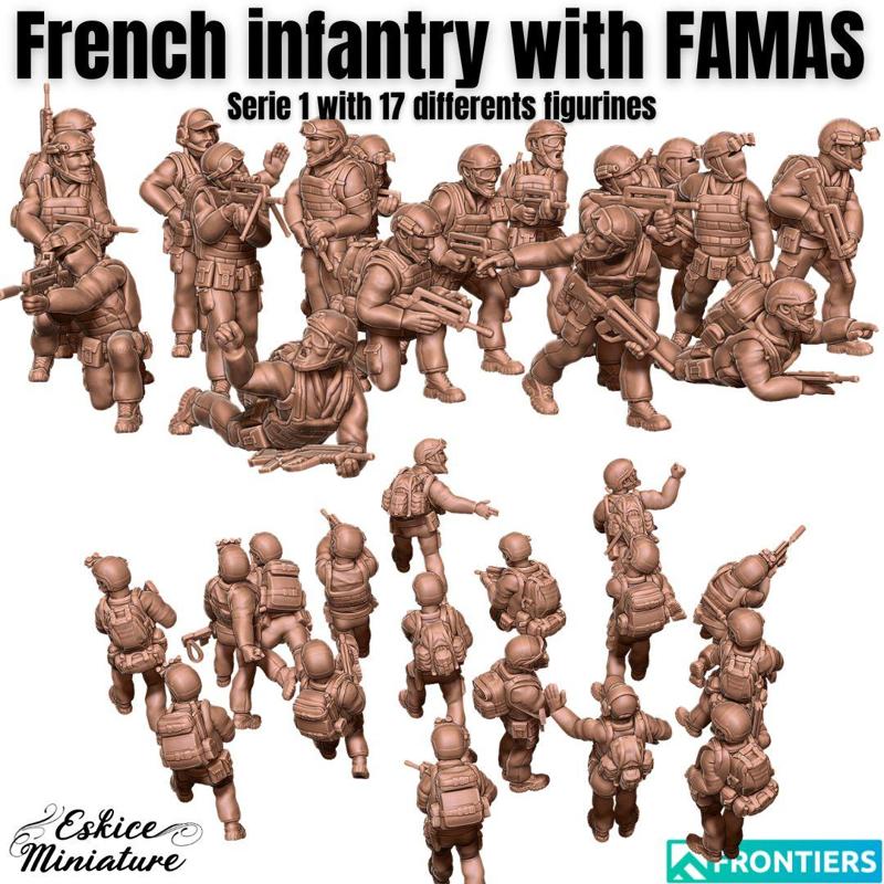 Modern French with FAMAS – 28mm